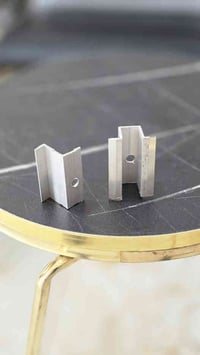 كلامب تثبيت ألواح المنيوم • جانبي ٢٥٠ • وسطي ٤٣٠