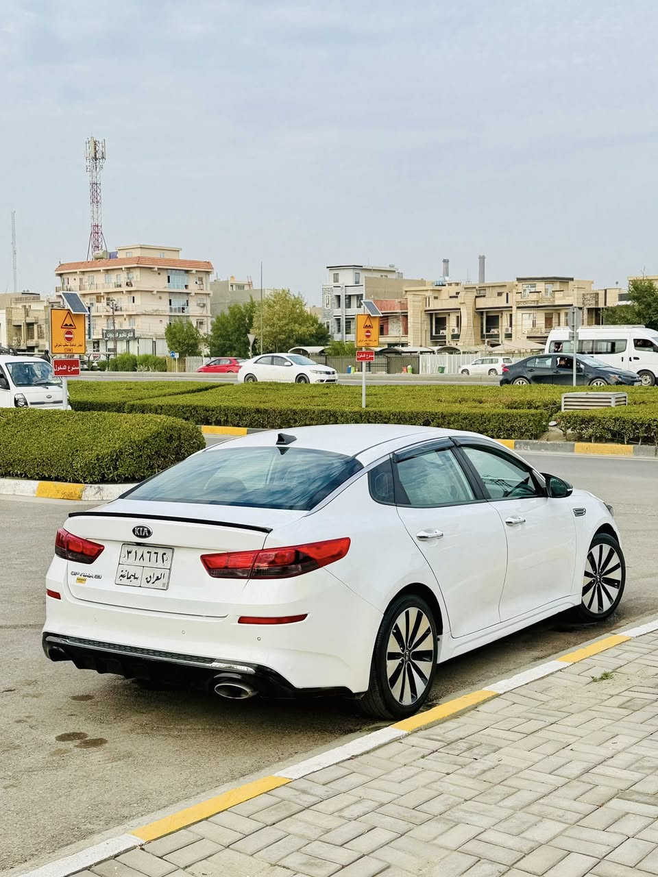 ️ أوبتما 2019 أمريكي للبيع
▫️ تبديل جاملغ – بلادي
▫️ إيرباك سليم، شواصي لغود كله سليم
▫️ كير ومكينة كفالة

▫️ رقم شمالي تحويل وكالة
▫️ السنوية بعدها جديدة

▫️ مواصفات السيارة:
▫️ أشاير بالمراي
▫️ رادار أمامي
▫️ شاشة كبيرة
▫️ شاشة أعطال
▫️ ليدات أمامية وخلفية
▫️ تحكم ستيرن
▫️ بلوجكتر زينون
▫️ كاميرا خلفية
▫️ ويل حجم 17
▫️ رادار جانبي
▫️ 3 أنظمة قيادة
▫️ تحديد مسار
▫️ CarPlay
▫️ سايد بريك بالرجل

▫️ تايرات جديدة
▫️ صدر كامل جديد

▫️ السيارة جاهزة وأنظف من الصور
▫️ السعر 133 وبيه مجال بسيط جدًا
▫️ ما أتعامل بالتلفون

▫️ العنوان: بغداد – الدورة
▫️ ***********
