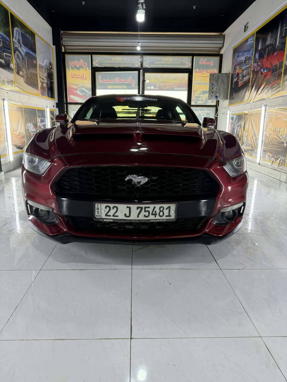 ‏                     
الســـــعر 125 ورقـــه (بيها مجال للشراي )
(موستنك ايكو بوست 2016 )
فول مواصفات: 

گير ومحــرك مكفول
تبريد ثلج 
تشـــغيل عن بُــــعدْ
شاشة الوكالة 
كاميرا 
 حساسات
داخلية إضاءة 7 ألـوان
رادار 
إشارة ترحيب صوتي وضوئي 
ویل كب بلادك اديشن 

السيارة بيها رش صبغ قطع ابيع احزام 
الحادث: چاملغ  السايق بأمريكا
السيارة مداور ثاني يوم

رقم الاتصــال 👇🏻
***********
