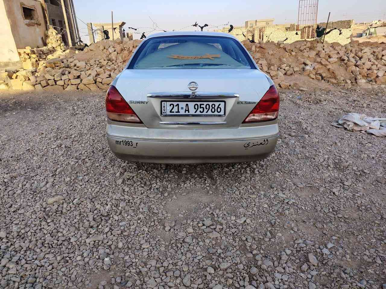 نيسان سني ٢٠٠٤ كفاله عامه غير شويه جراد 
تخم تاير
تبريد ثلج
حداديه خير من الله 
محرك ١٦٠٠ ابيظ
السعر ٨٠ وبيها مجال حق الجيه
***********
