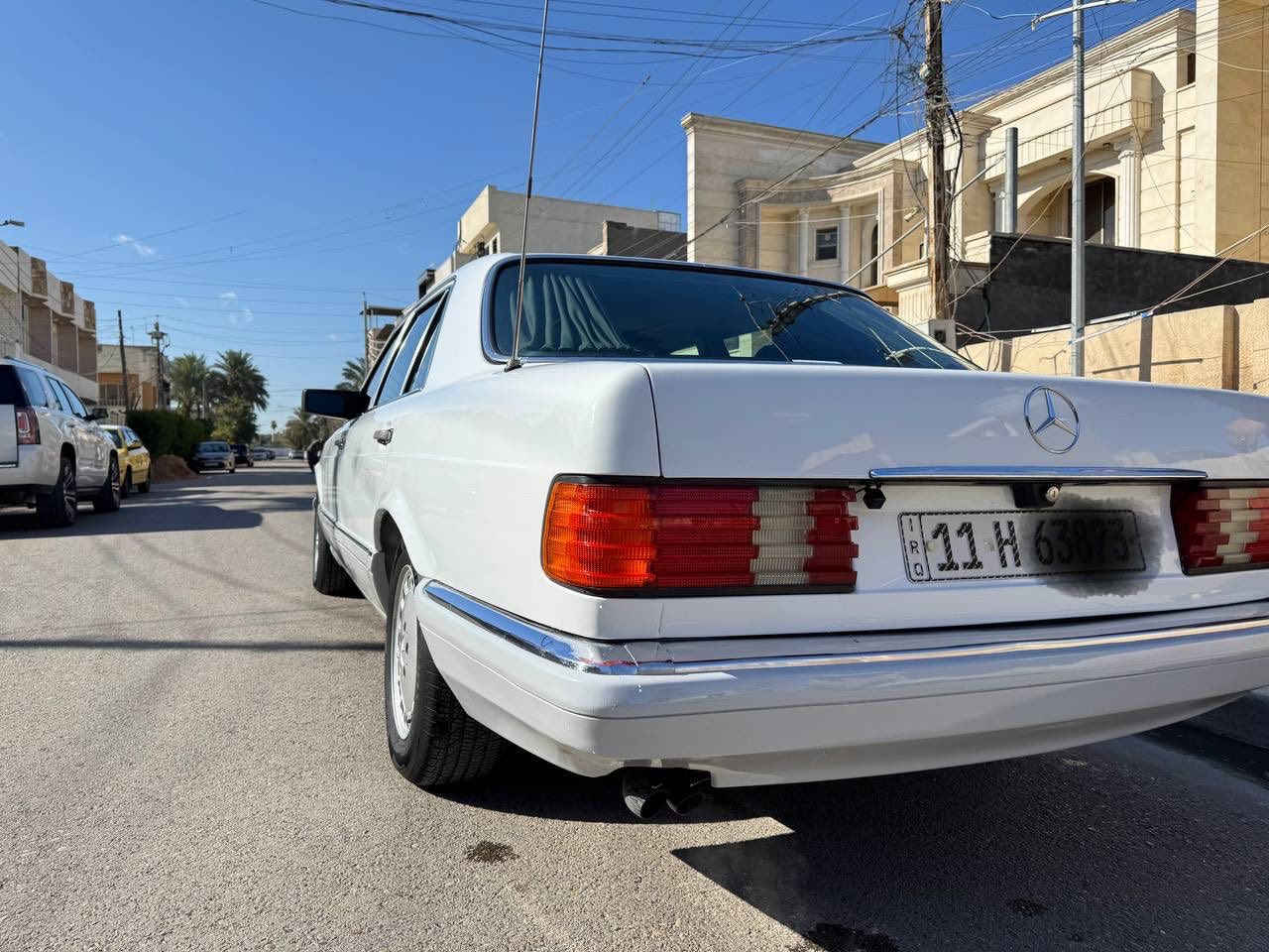 السلام عليكم مرسيدس ٣٠٠ sel موديل ١٩٨٩ 
السيارة جديده جدا داخل جديد فول كهرباء الكشن الأمامي والخلقي كهرباء صدر امامي خلفي جديد بالكامل وارد يابان تخم تاير وباتري جديد محرك ٣٢٠ خراطيم المرغوب السعر (١٤٥٠٠) الاتصال ***********
