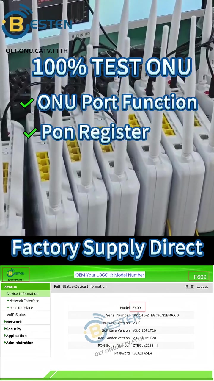 📢 Hot Selling ONU--𝐅𝟔𝟎𝟗 𝐕𝟑
🚀𝟏𝐆𝐄 + 𝟑𝐅𝐄 + 𝟏𝐕𝐨𝐈𝐏
🚀G𝐏𝐎𝐍 𝐒𝐢𝐧𝐠𝐥𝐞 𝐁𝐚𝐧𝐝 𝟐.𝟒𝐆 𝐖𝐈𝐅𝐈
👉Refurbished / Second Hand ONU
💪Support 𝐎𝐌𝐂𝐈 | 𝐓𝐑𝟎𝟔𝟗 | 𝐏𝐏𝐏𝐨𝐄
👉𝐎𝐄𝐌 Your Brand and Firmware
🌍 Shipping worldwide | Bulk orders welcome
👉WhatsApp:+𝟖𝟔𝟏𝟖𝟏𝟐𝟐𝟎𝟔𝟎𝟒𝟎𝟐
🌐Website: | 𝐰𝐰𝐰.𝐛𝐞𝐬𝐭𝐞𝐧𝐭𝐞𝐥𝐞𝐜𝐨𝐦.𝐜𝐨𝐦
#F609 #ZTE #ont #onu #epon #wifi5 #oem #ftte #router #2nd #manufacturer #bestentelecom


**إذا كنت صاحب هذا الإعلان وتريد حذفه لأي سبب، رجاءا أرسل رسالة إلى الدعم الفني**