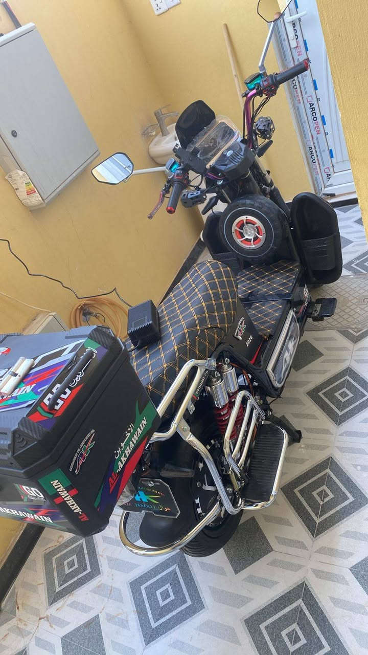 بايسكل شحن للبيع
6 بطاريات مكفولة من كلشي 

استخدام شهرين 

جنطتتين تحت الشاشة وويم الكشن 

دبلات قفاز

دي جي عالي 

انارات فوك التاير الخلفي 

بصمة تحت الجوزة شغالة 

ريمونتات 2 سويچ 2 مفتاح بطاريات 2

عقل ملف بطاريات مكفول كفالة عامة  

للاستفسار:***********
مرخصتك ادمن حبيبي❤️‍🩹
