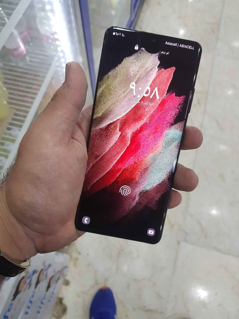 سامسونك s21ultra للبيع 300 الف او مراوس ذاكرة 256 رام 12 بي نقطه سودة بالشاشه ممأثرة كامل ملحقات 
تصوير يدعم 8k ⬇️ مكاني بغداد البياع قرب تعاون 
مكفول من كل شي فقط الحبر الاسود ميكبر نهائيا 
بصمه اصبع 
بصمه وجه كل الالعاب ١٢٠ فريم كامل مكمل بغداد, العراق


**إذا كنت صاحب هذا الإعلان وتريد حذفه لأي سبب، رجاءا أرسل رسالة إلى الدعم الفني**
