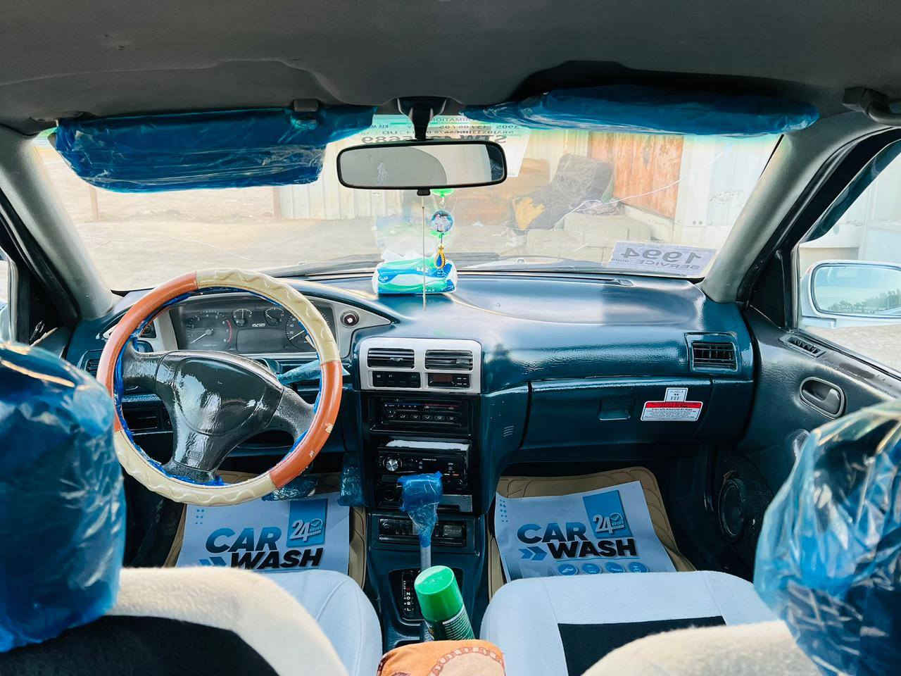 كيا سيفية للبيع
موديل 1994
كير اوتماتيك 
شرط النضافة
سيارة متعوب عليه وبالعافية على ياخذه 
رقم بغداد مشروع وطني 
كهربائيات كله شغاله 
كفالة من ضربة وكص 
تخم تاير جديد 
صدر أمامي وخلفي جديد 
صبغ حزام فقط 
السعر 37 بيه مجال بسيط 
***********
مكاني بابل شوملي
