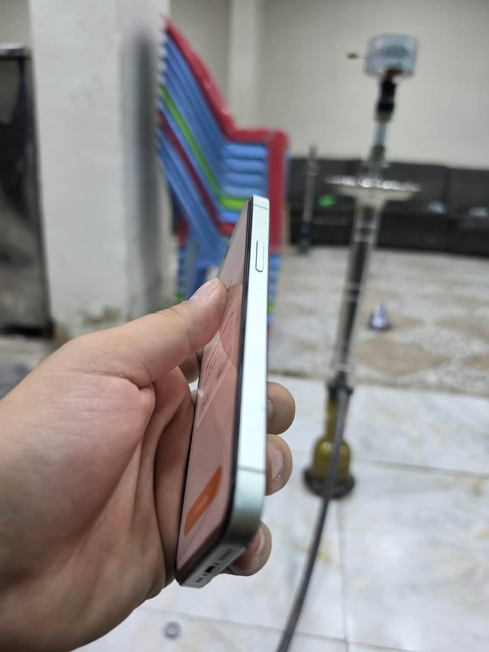 السلام عليكم ايفون  ايفون ١٢ عادي مبدل شاشه وبطاريه اصليات وضهر مفطور شرق أوسط فيس ايدي شغال كلشي بي شغال السعر ١٨٠ مكاني بغداد الراشديه رقمي ***********
