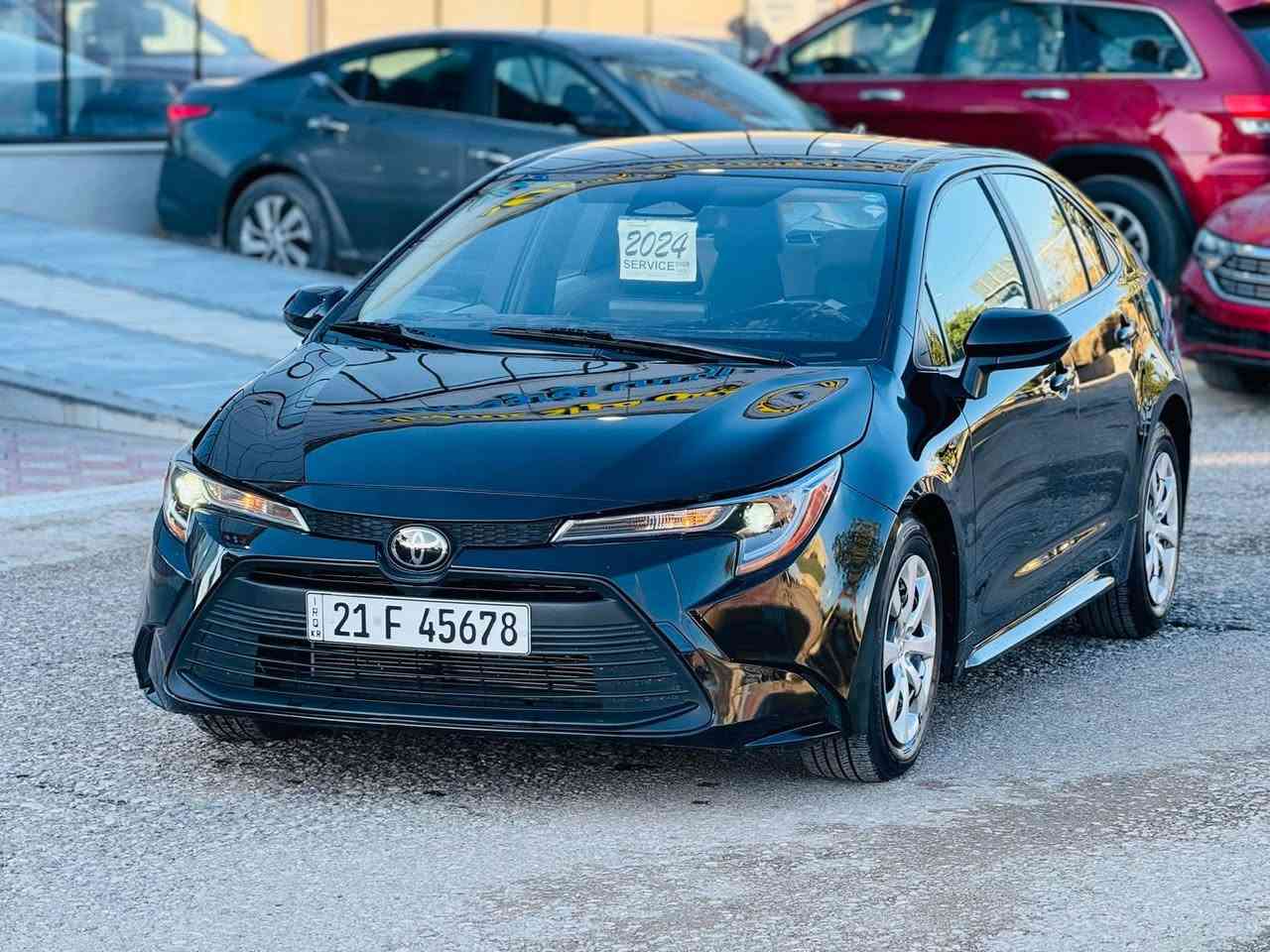 السلام عليكم 
كورلا مديل 2024 LE
شاشة جبير 
كاميرا خلفية
رادار امامي
مسافة امان
مثبت سرعة
تحكم ستيرن
هاد بريك بصمة
لايتات بلادي 
ربط بلوتوث
حاكية داخلية
كير ومحرك مكفولات
حادثه جاملغ وبونيد 
رقم سليمانيه ترقيم جديد وكاله تحويل جاهز 
مكان سياره ديالى خانقين
سعر 144
***********
