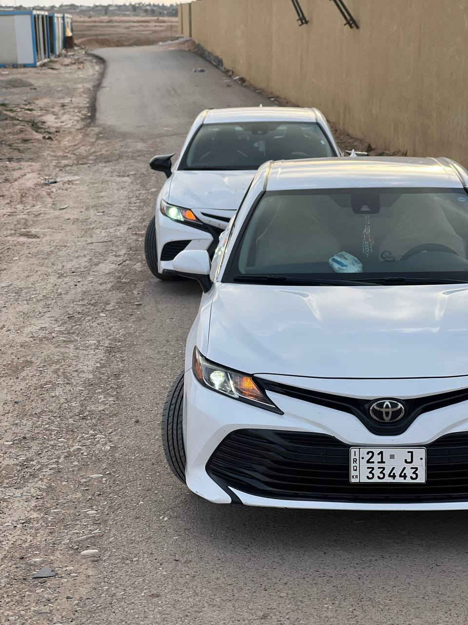 السلام عليكم
للبيع كامري  2020 وارد امريكي 
حادث بسيط 
قطعه  فقط جامرلغ امامي جهة السايق بدون ايرباك
رقم سليمانيه تحويل 
مواصفات LE العاديه 
محرك 4 2500 
شاشه 
كاميرا خلفيه 
ماشيه 107 ميل 
السياره جاهزه ونضيفه 
السعر 185 ورقه وبيها مجال
مكانها ديالى / الخالص  
للأستفسار / ***********
