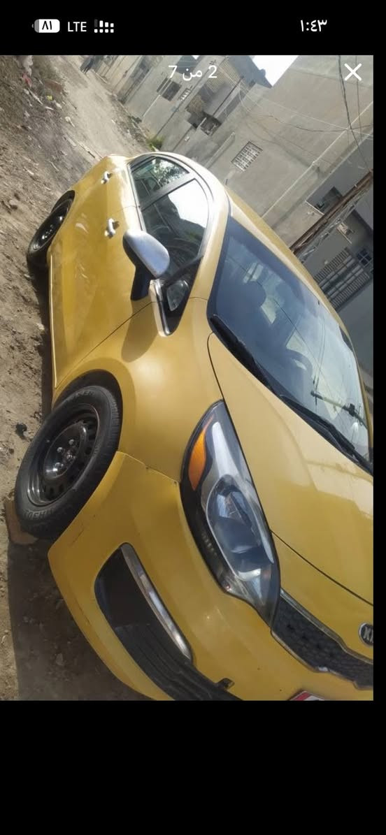 كيا ريو موديل 16 رقم بغداد انكليزي سنويه جديده مكفوله سياره بيه تليحضات بسيط بدون دواخل شرط  سعر 79مكان حله شراي اتصل وخادم ***********منضومه غاز انسه صرف
