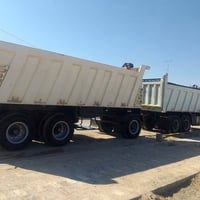 مقطوره مايلر للبيع دناكير ١٦شاصي مكفول 16اصل تريله  بيم رفيع يعني تريل...