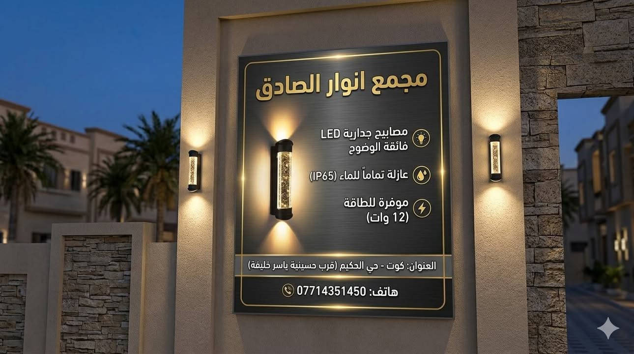 متوفر لدى مجمع انوار الصادق 
مع 2773 ايتم لم يتم نشرهم بعد 
تجهيز جمله كوت. اقضيه ونواحي. محافظات 
موقع
كوت حي الحكيم قرب حسينيه ياسر خليفه 
لاستفسار
 ***********
