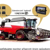 للمكائن الزراعية • ٤ كاميرات • رؤية ليلية