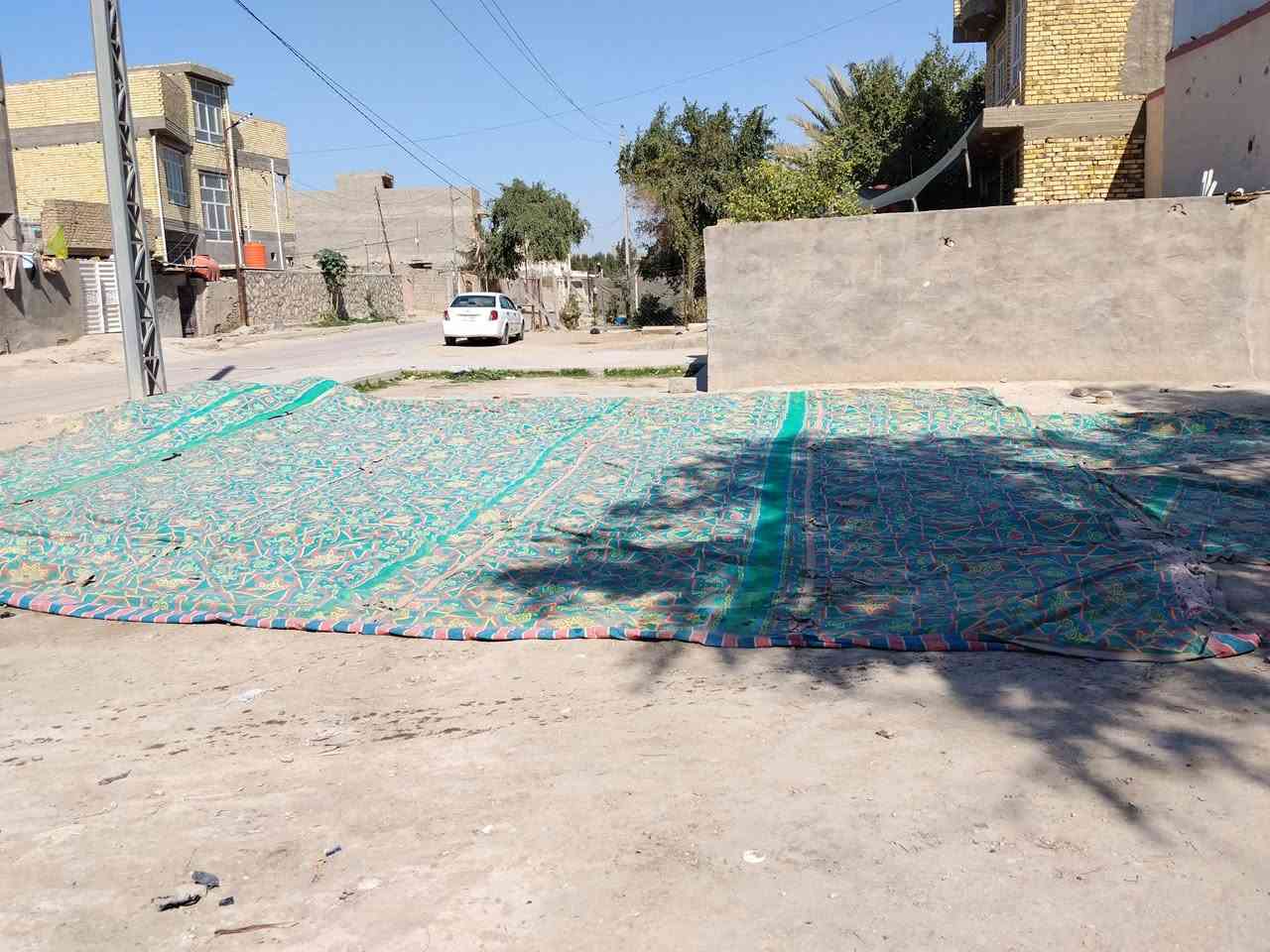 السلام عليكم جادر قماش فقط بدون حديد عدد ٢ قياس طول١٠متر والعرض٩متر للبيع السعر القطعة الواحدة ٢٢٥الف دينار  العنوان حلة نادر الثالثة قرب مركز صحي نادر  موبايل ***********
