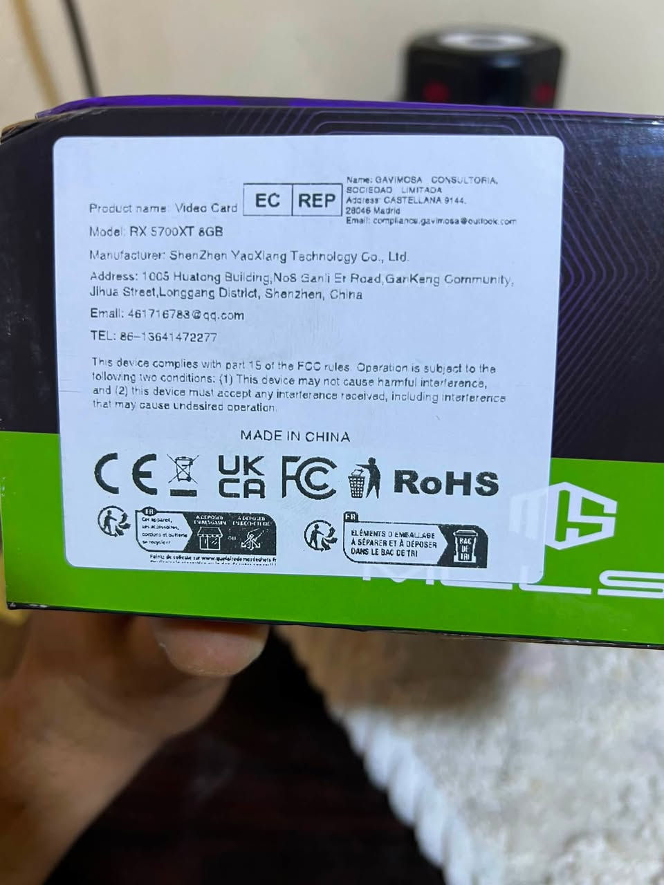 متوفر كرت شاشة RX5700XT8G جديد وليس مستخدم  سعر 250
   مكاني البصرة ***********
