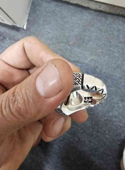 مجموعة محابس صياغة عارف البحرين صياغات ثقيل فضه عيار990 جديد غير مستعمل بيع شلع سعر القطعه ٩٥ الف ...العنوان كربلاء *********** العدد ١٥ محبس
