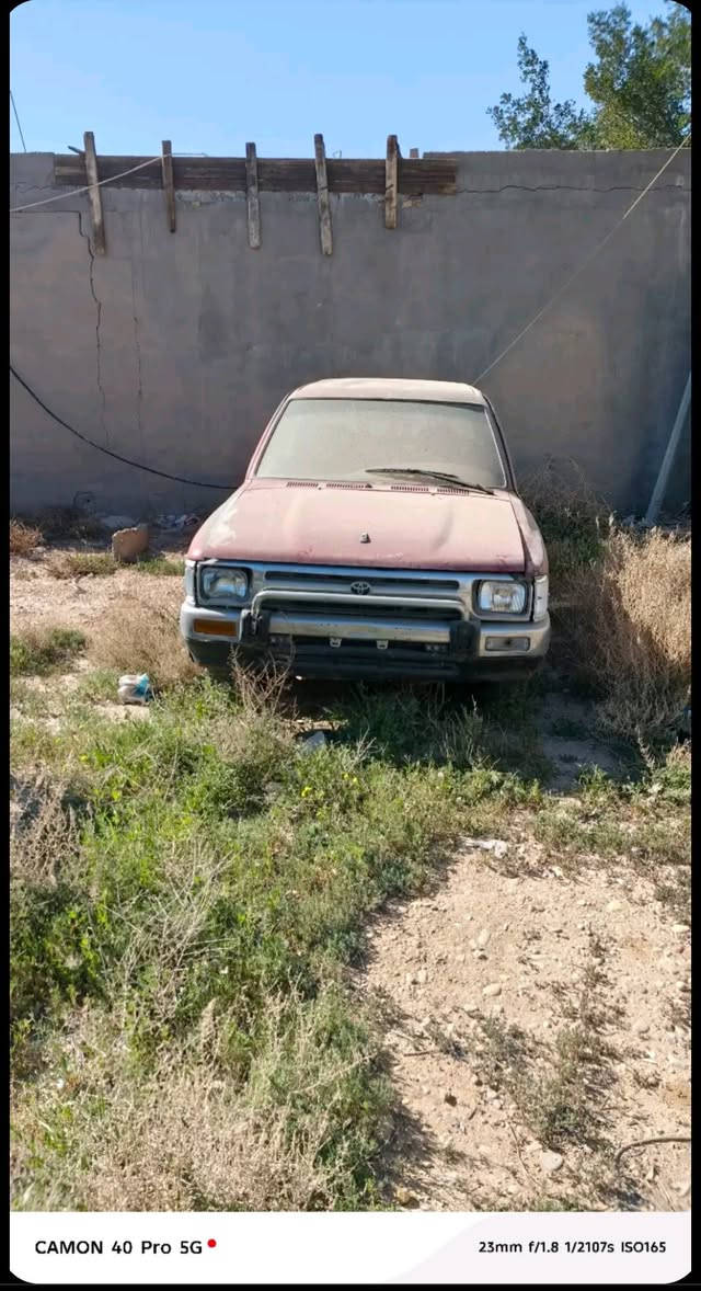 السلام عليكم بيكبات ادوات مال مزاد مكفولات الحمره مكفوله مكينه وگير شغاله عوزها بس باتري وتايراتها كاعده والبيضه ابيعها كوم حديد ثنيناتهن موديل 94 اي استفسار الإتصال على الرقم ***********
