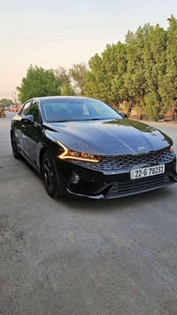 K5 2021 LXS حادث وسونار مرفق بالنشر ماشيه ml 41000 محرك 1600 تيربو رقم...