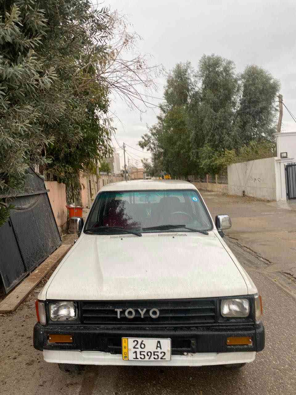 تويوتا بيكاب دبل قماره 1985 حزام صبغ محرك تويوتا رقم صلاح الدين شرط تحويل 
رقم وسنوية جديدة 
تحويل في مرور كركوك اتصير مشروع 
شرط تحويل سيارة جاهزة بدون اي نقص 
محرك وكير واكسل شرط شاصي بيها للحيم قليل صاحبه موجود في كركوك 
عنوان كركوك 
السعر 45$$$$
***********
*********** كركوك, العراق
