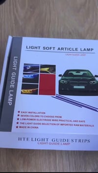 شريط إضاءة حاجب • ٦٠سم • أبيض نهاري