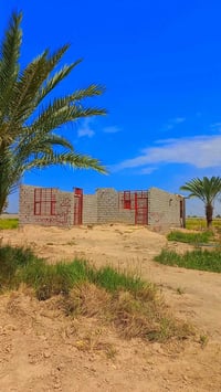 دونم للبيع واجهيه ٥٠متر ونزال٥٠ مترمع دارهيكل معكوده منها غرفتين مزروع...