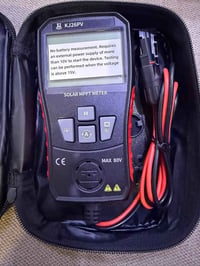 مقياس MPPT • KJ26PV • فحص ألواح