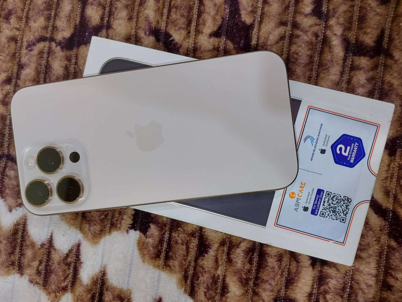 أيفون 16 برو ماكس 
لون صحراوي 
نضافة 100 ع 100 
بعده بضمان ماستر شرق اوسط ABM احدث نوعية 
عدد دورات 54 
بطارية 100 
ذاكره 256 
شريحة وحده نموذج M
مراوس او بيع السعر 1550وبيه مجال قليل لشراي او مراوس موبايل او دراجة العنوان شط العرب
واتس او اتصال ***********
