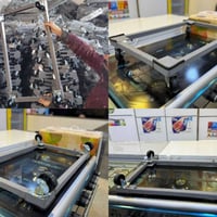 قاعده ثلاجه حديد ثقيل لحيم رقم واحد ضمان تتكبر وتصغر مع صبغ مانع للزنج...