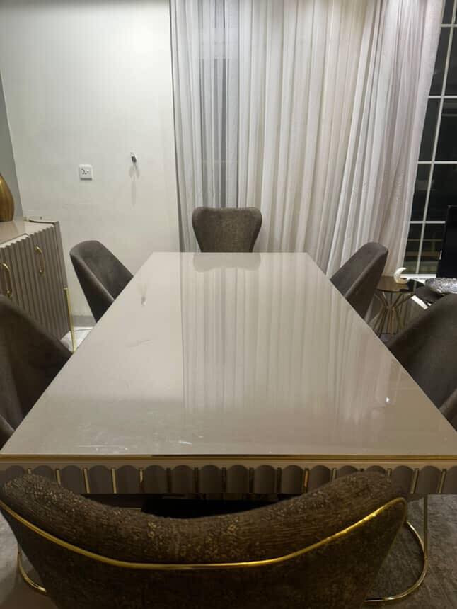 تاقم نانخواردن
مێز و ٦ کورسی و کونسوڵ
مارکەی دیوان
زۆر تازە و شاز 
١٩ گەڵای پێدراوە
لە سلیمانی
بۆ نرخی ئیستای نامە بنیرە


**إذا كنت صاحب هذا الإعلان وتريد حذفه لأي سبب، رجاءا أرسل رسالة إلى الدعم الفني**