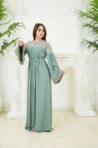 قفطان مغربي • حرير أماراتي • براعم وزن60-110