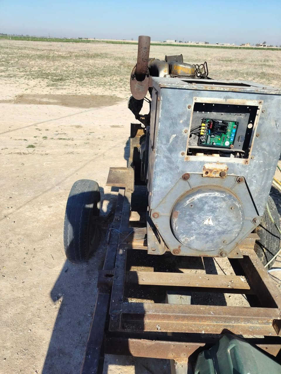 سلام عليكم  رمضان مبارك
للبيع مولد دويز حلواني سته بستم  شرط تشغيل وتحمل عليه راس توليد ستانفور  شاصي وتواير جاهز  مكان المولد تكريت الناعمه الاستفسار اكثر على رقم صاحبه *********** سعر 38وبيه مجال
