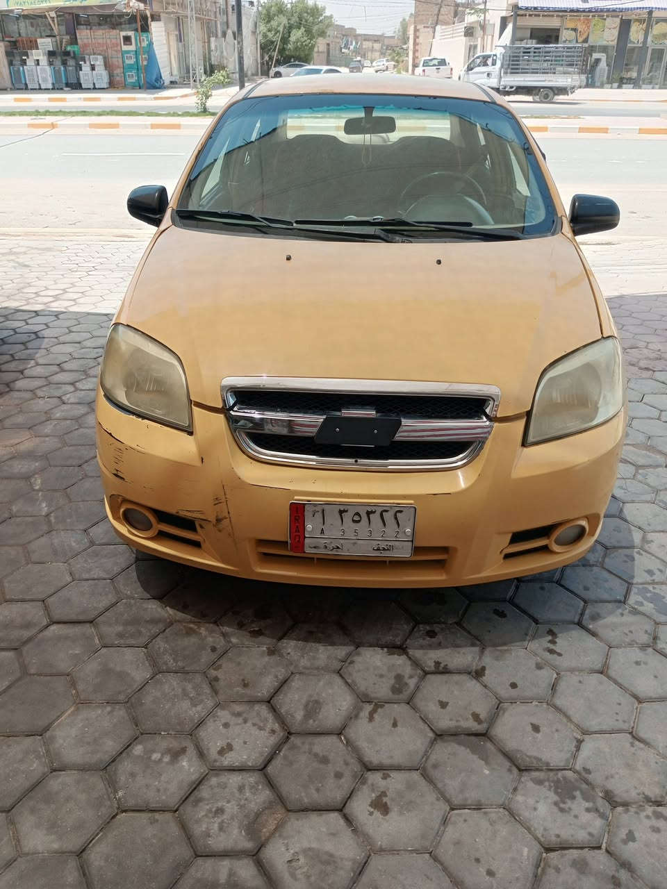 السلام عليكم سياره افيو للبيع مديل 2010 سنويه بسمي تحول ثاني يوم امصفره من كلشي غرمات السعر 36 وبيه مجال حك الجيه المكان نجف الرقم ***********
