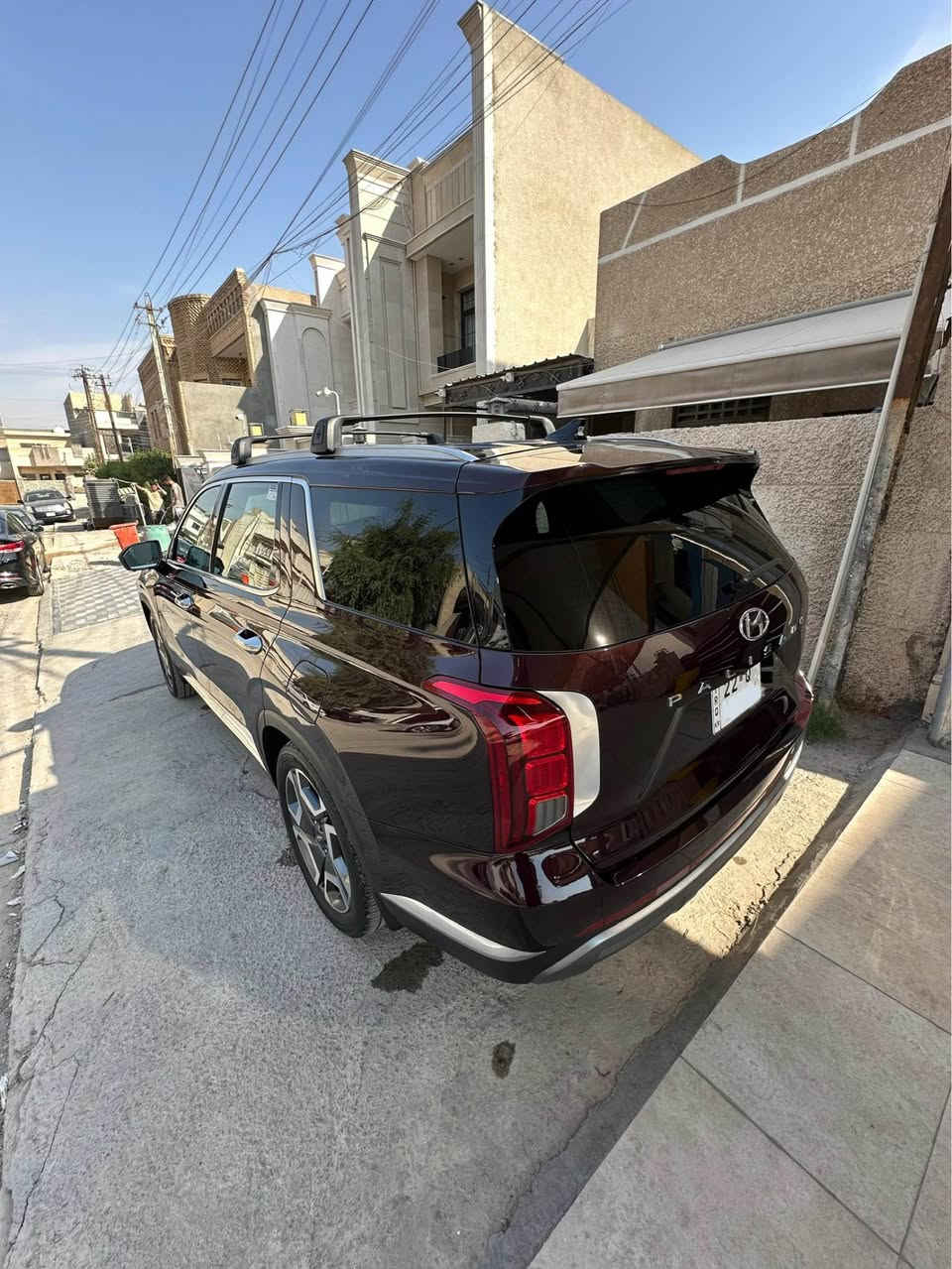 السلام عليكم 

هونداي باليسايد Limited

اللون ماروني 

موديل 2023

عداد المسافة 53 الف كم

مرقم اربيل 

الضرر 
دعامية امامية 
والبنيد كلير  امريكا 

المواصفات   
دبل بانوراما 
4 كامرات 
صندوق ذكي 
كشنات تبريد وتدفئة 
كشن خزن 
داتا شو
لد خفي 
شاحن واي فاي 
كشن الثالث تدفئة 
حساسات 360 درجه 
قيادة ذاتية
هند بريك بصمة
مراية هيتر واشارة ورادار 
بردات ابواب 
تبريد مركزي 
سماعات مركة harman/kardon
بارك فديو 
استيرن تدفئة 
محرك ستة سلندر 3800

رقم الشاصي : KM8R5DGE7PU548965

السعر : 295 $ وبيها مجال

العنوان 
بغداد / حي الجامعة 

*********** بغداد, العراق
