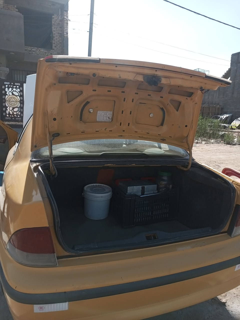 السلام عليكم سمند مديل 11 گير مكينه كهربائيات تخم تاير دواخل كله مكفول تبريد ويه السويج .   السياره جاهزه. ومكفوله من الخياس علما السياره بأسمي سنويه جديده  مصفره هيئه وغرامات رقم انگليزي  السعر قفل قفل 36  ***********
