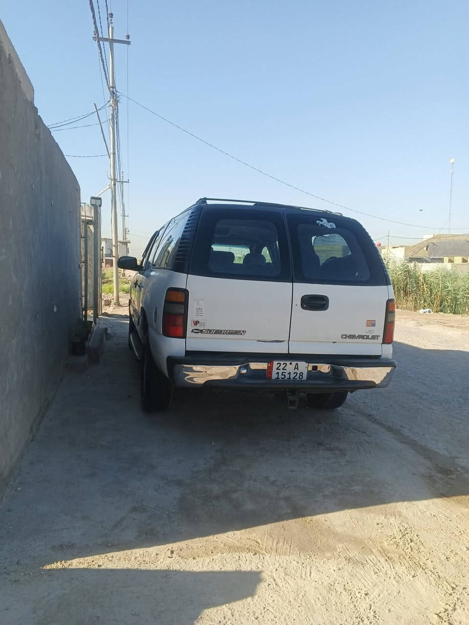 السلام عليكم جمسي للبيع موديل ٢٠٠٠ محرك ٥٣٠٠ كير ٧٠٠ 
السياره ٦برغي تبريد خير من الله شغال خطها حله بغداد خط وبحث جديد ما مطلوبه ولاربع رقم شمالي بسمي انكليزي تريد تحويل اتريد وكاله اني حاضر رقم الهاتف *********** السعر ٨٥ وبيها مجال
