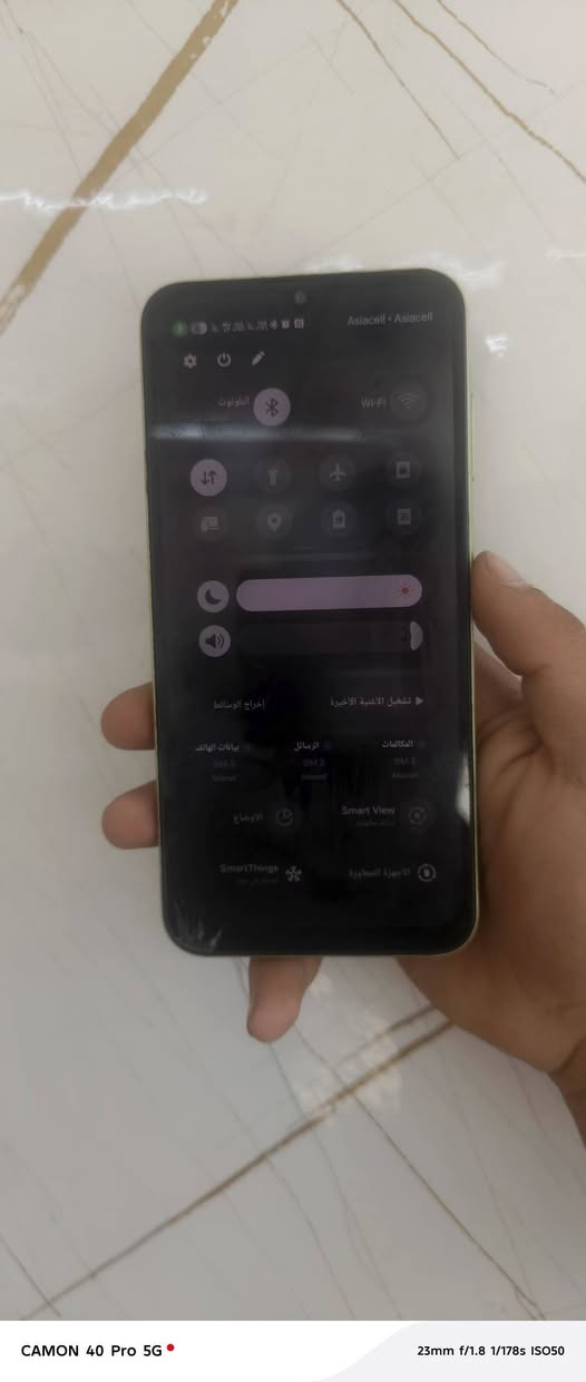 سلام عليكم A25 ذذاكره 128جااهاز نضيف بس شاشه مكسوره واصح كدامك واتساب ***********
