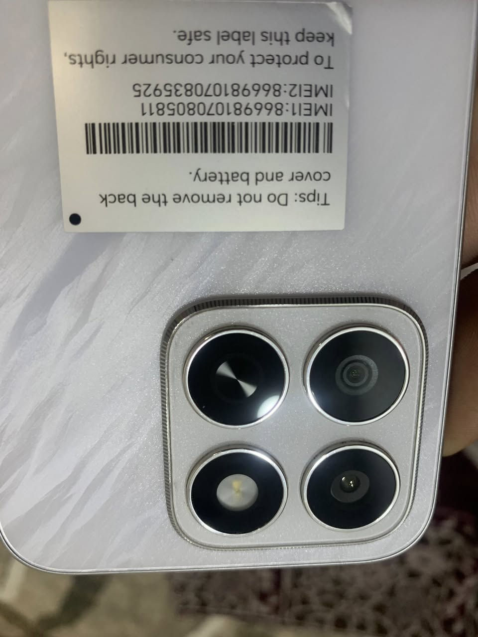 السلام عليكم من رخصة الادمن هونر X8C الجهاز جديد كلش اشتريتة بشهر العاشر استعمال حلو لا العاب ولا حماوة يعني اخو الجديد السعر 260 وبي مجال حك الجية الله شاهد لوما محتاج ما ابيعة الجهاز كلش حلو وكامرتة حلوة وما يصرف شحن والجهاز زلغ ما مزلوغ وحتة لزگة الوكالة بعدهة بي  ملحقاتة كاملة ويا كارتون وشاحنة مكاني تنومة صالحية هذا رقمي متواجد واتساب 
***********
