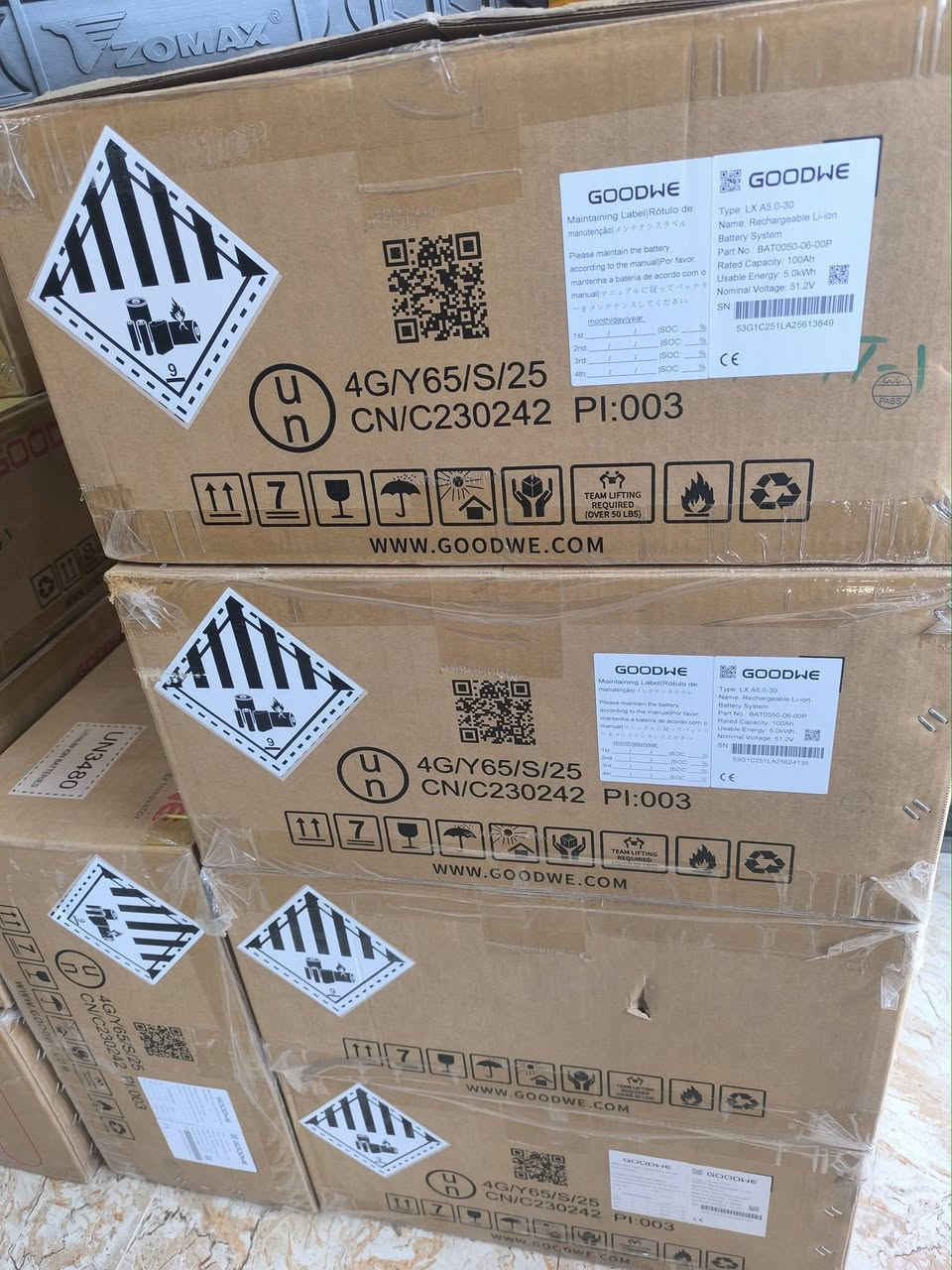 توفر لدينا أجهزة Goodwe
تم بحمد لله توفر منظومات Goodwe
انفيرتر Goodwe ضمان 5 سنوات IP65
بطاريات Goodwe ضمان 10 سنوات
للحجز والاستفسار الاتصال ***********/***********
او زيارة مكتبنا كركوك شارع القدس 
 في  العباسي الشارع العام مدخل الشلالة محلات ضرغام الصكر
