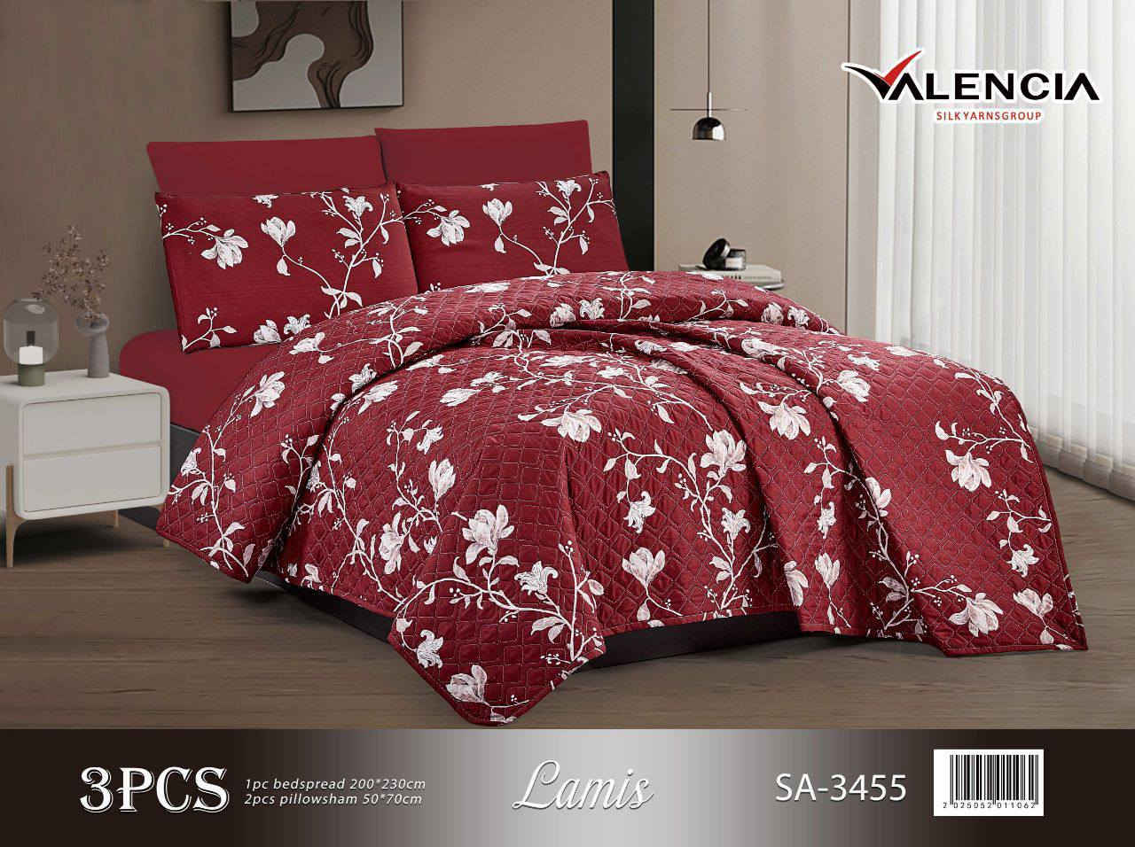 على بركة الله 
#الموسم_الصيفي 😍💯
النوع:
فرشة مقرنصه نفرين مشجر 
الوان صيفيه وخامه قطنيه ثقيله
عدد القطع:
3 قطع
القياسات:
 • فرشة: 200 × 230 سم
 • عدد 2 وجه  مخدة: 50 × 70 سم


**إذا كنت صاحب هذا الإعلان وتريد حذفه لأي سبب، رجاءا أرسل رسالة إلى الدعم الفني**