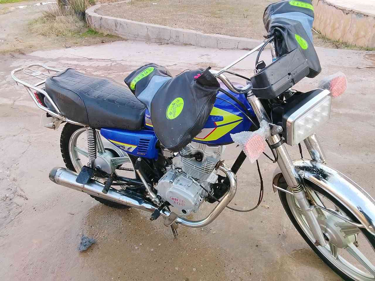 سلام عليكم دراجه البيع جني موديل 19 ناشاط فول مانقصه كلشي مكان بيجي سعر 275بي مجال  كهربيات شغله ***********
