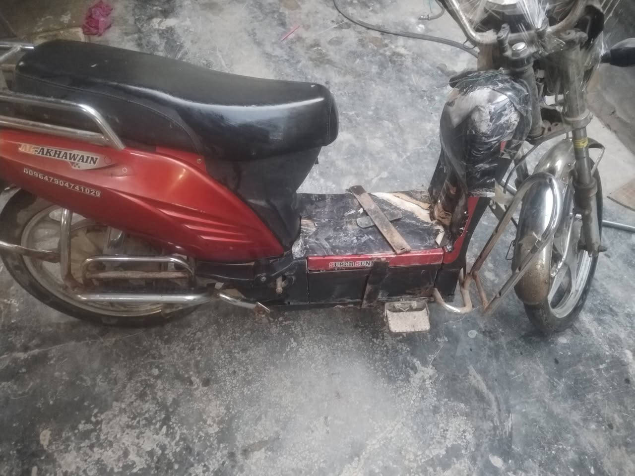 توجد دراجه شحن نضيفه ناقص حساس + كهربائيات السعر 100 وبي مجال شوي للتواصل خاص


**إذا كنت صاحب هذا الإعلان وتريد حذفه لأي سبب، رجاءا أرسل رسالة إلى الدعم الفني**
