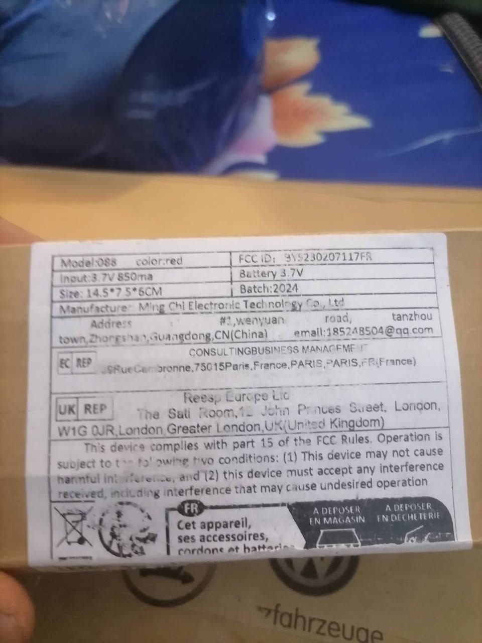 السلام عليكم من رخصة الأدمن 
راديو الطواريء،  متعدد الاستخدام والشحن  كوالتي عالي تصميم حديث


**إذا كنت صاحب هذا الإعلان وتريد حذفه لأي سبب، رجاءا أرسل رسالة إلى الدعم الفني**