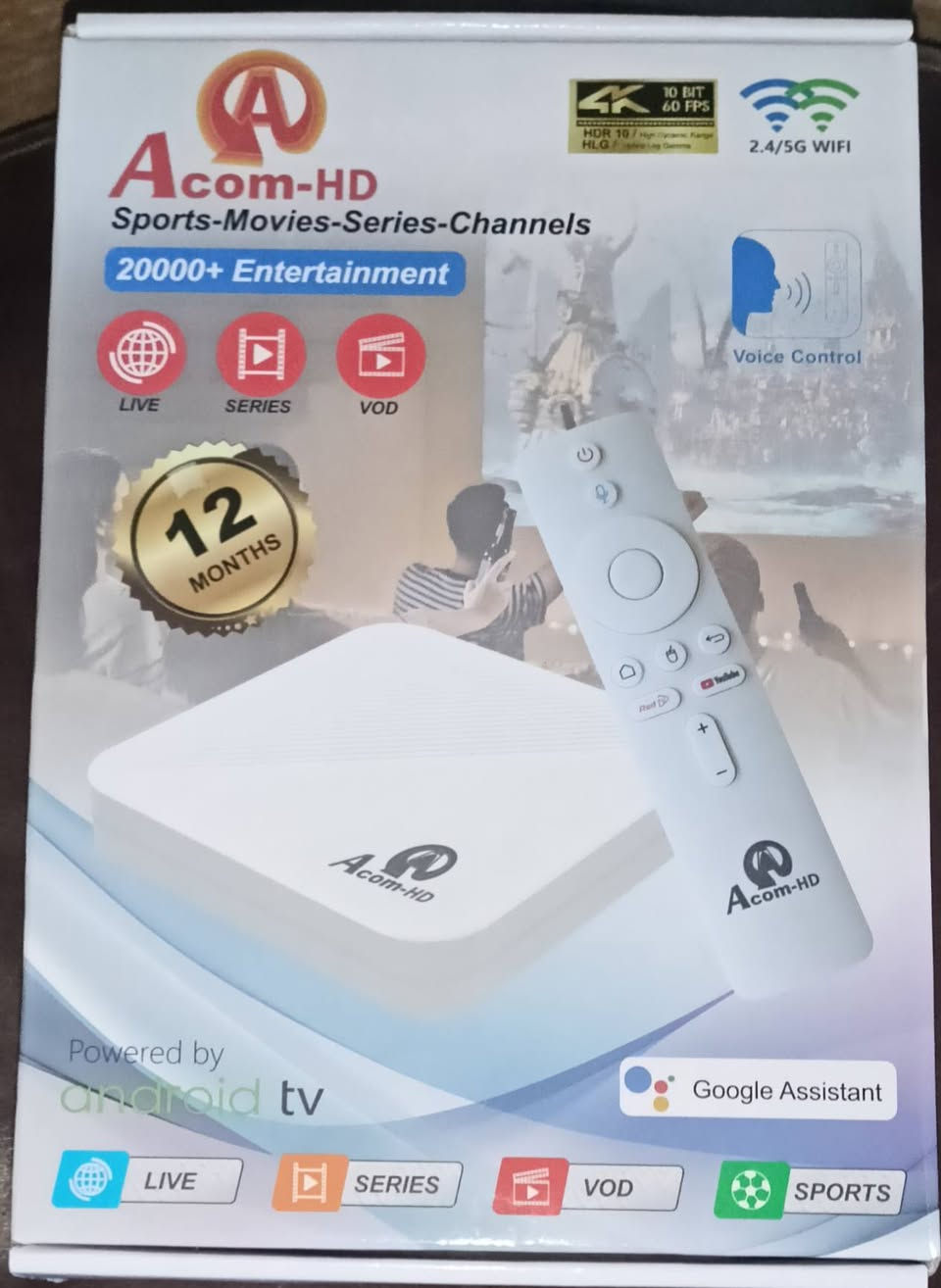 السلام عليكم اخوان متوفر كميه تي ڤي بوكس شرط اصلي و مرتب و دقته عالية فول مواصفات 16 گيگا 2 رام كود داخلي افعلك الكود و يشتغل كلشي عندك
بين سبورت و نتفلكس و غيرها من البرامج بس تسويلو حساب كوكل و شتسوي بي سوي 
بس ب 37 مع التوصيل داخل الموصل للحجز متواجد واتساب 
شرط اجيبو يمك افحصو و اطلع
***********
