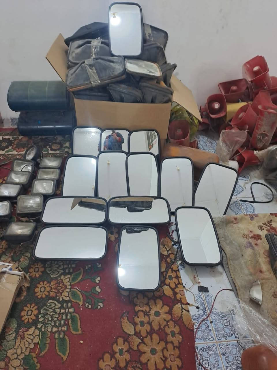 السلام عليكم تم وصول اليوم مرايات اصليات ياباني ترهم شفل +حادله+حفاره  الاستفسار اتصل على الرقم***********
