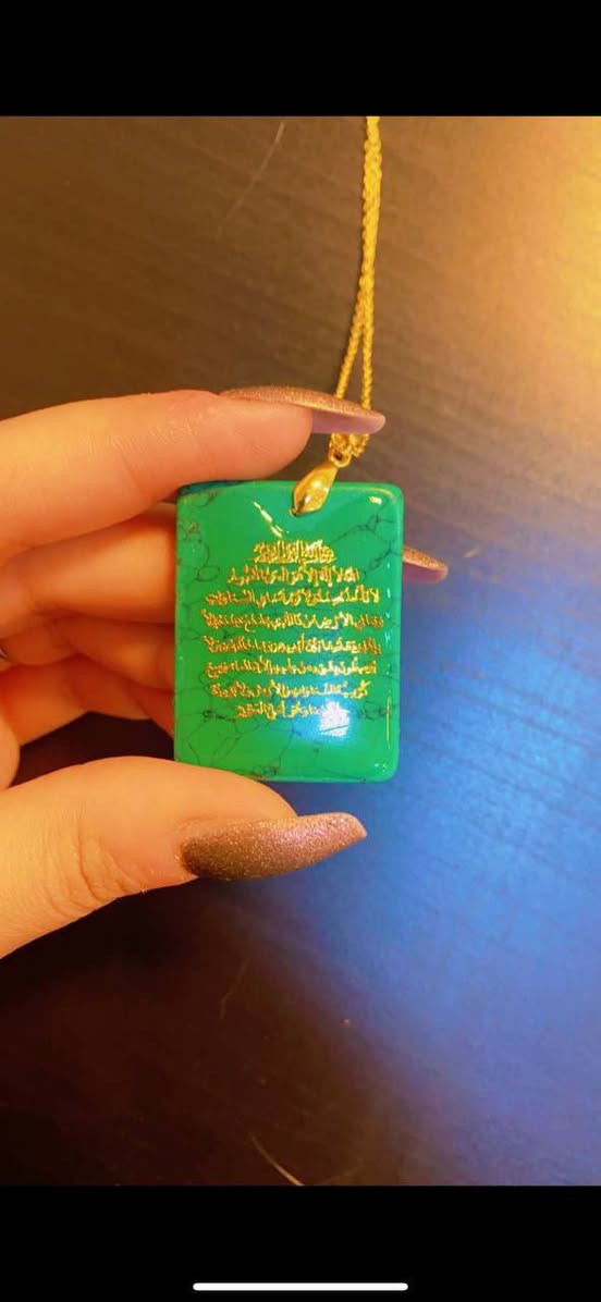 💎 قلادة من الحجر الفيروزي 💎

💎 ۞ آية الكرسي ۞ 🙏
💎 كوالتي ممتاز أصلي 
💎 ذهب برازيلي 
💎 غير قابل للصدأ 
💎 مصمم بلمسة جاذبية عصرية 

السعر : 6 آلاف 
🚘 يوجد خدمة توصيل لجميع محافظات العراق ٤ الاف 🚘


**إذا كنت صاحب هذا الإعلان وتريد حذفه لأي سبب، رجاءا أرسل رسالة إلى الدعم الفني**