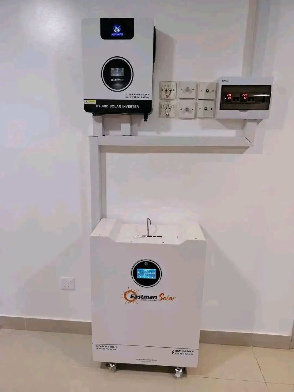 ريح نفسك من قطوعات الكهرباء متوفر لدينا الان منظومه منزليه متكامله فيها 4الواح جينكو 550 وات اثنين بطاطير 200 امبير ومحول 4كيلو التكلفه 2,800,000 
طريقه الدفع التقسيط 
القصد الاول 400,000مقدم شامله للتوصيل والترحيل والتركيب لي ضمان المنظومه وبنسبة لي باقي المبلغ تدفع كل شهر بتدفع 300الف لمده 8 شهور.             التواصل واتساب فقط. 0961541314


**إذا كنت صاحب هذا الإعلان وتريد حذفه لأي سبب، رجاءا أرسل رسالة إلى الدعم الفني**