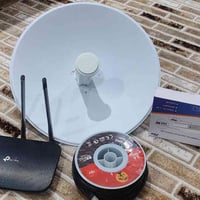 منظومة انترنت باور بيم 400 مستخدم نظيف كلش ups جديد 6 ساعات  راوتر تبل...