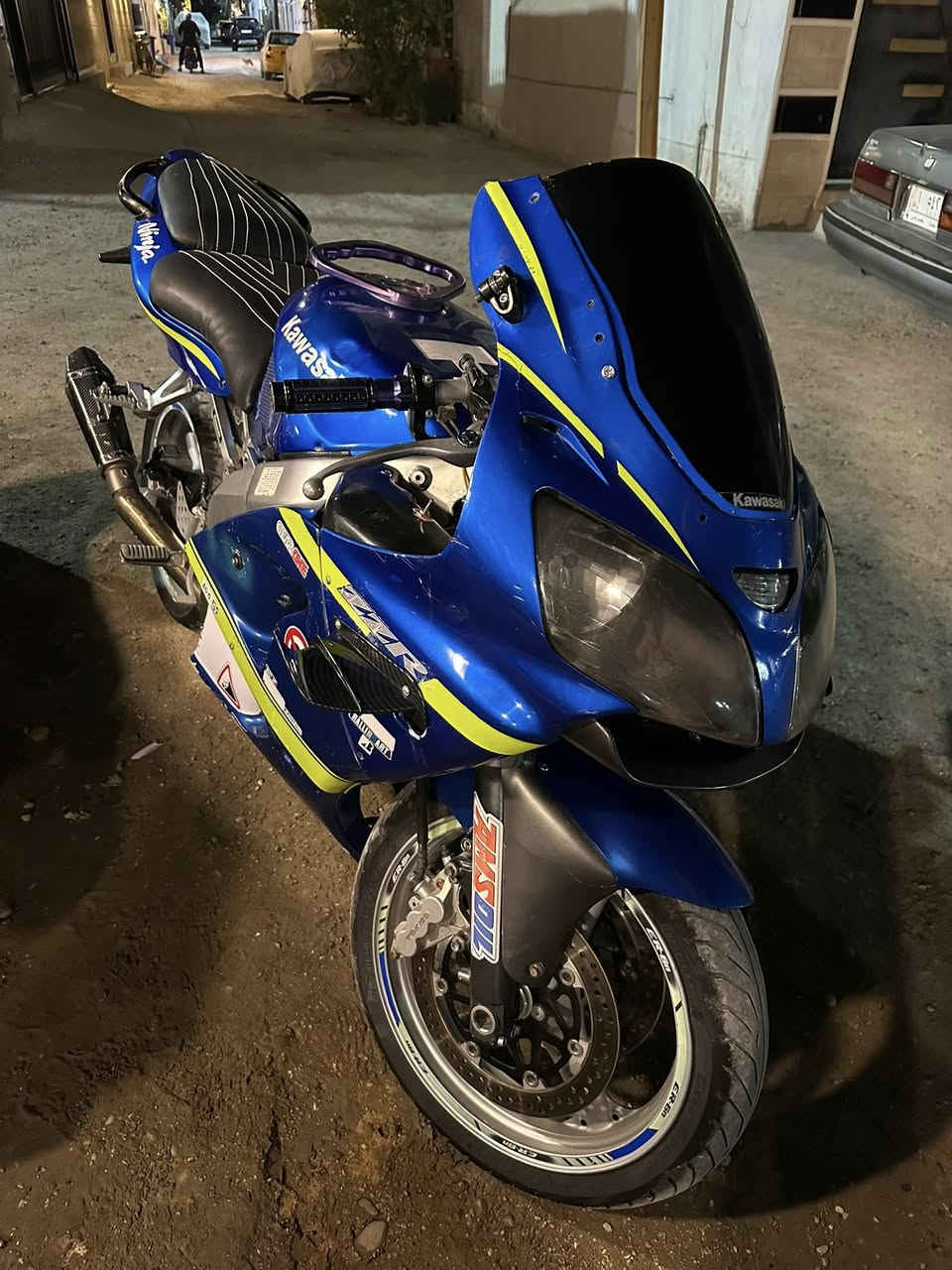 🔴سلام عليكم🔴
🔵للبيع $$$

🔵كاوازاكي نينجا zx6r محرك ٦٠٠ 

🔵٤ سلندر موديل ٢٠٠٨ كابريترات

🔵مرقم اصولي  رقم انكليزي ديالى مشروع وطني هزة جديده تحويل مباشر

🔵وارد امريكي بدون ضربه ضربتها بالعراق فقط كفرات الجانبيات والامامي موضح بالصور

🔵تانكي نظيف تايرات جدد باتري جديد كهربائيات شغاله كامله

🔵المحرك جديد مفتوح اول فتحه اله فقط مبدل رنكات و يطغ لخانة واحده يعني لا كص ولا جراخه 

 

🔵ماء راديتر زيتي حماوه ماكو دهن يورال 

🔵الدراجة تشتغل بانزين محسن وعادي طبيعي

 🔴نواقص الدراجة🔴
مجمع تشغيل الدراجة واضح بالصور والاشاير الاماميه 
 
🔵ماشيه٣٧ الف

🔵السعر ٢٣٠٠$ 
بيها مجال بسيط للشراي 
رجاءاً مو شراي اعبر المنشور
🔵مكاني بغداد الاعظميه *********** متواجد واتساب
