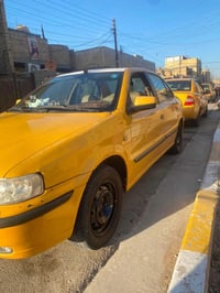 سياره سمند موديل ١٢سياره خير من الله جهزه تريك وين متريد سياره مصفره ه...