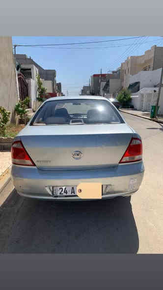 نيسان صني 2007 
بي قطعة وحدة جاملغ كدام جهة سائق صبغ بدون دواخل سنوية لحد نهاية 2028 
كير ومحرك شرط لا صرف ولا نفخ سيارة خير من الله قبل 6 اشهر شديت كير جديد سعر  87 ومجال غرامة نص ورقه ينزل من سعر 
*********** 
*********** دهوك
