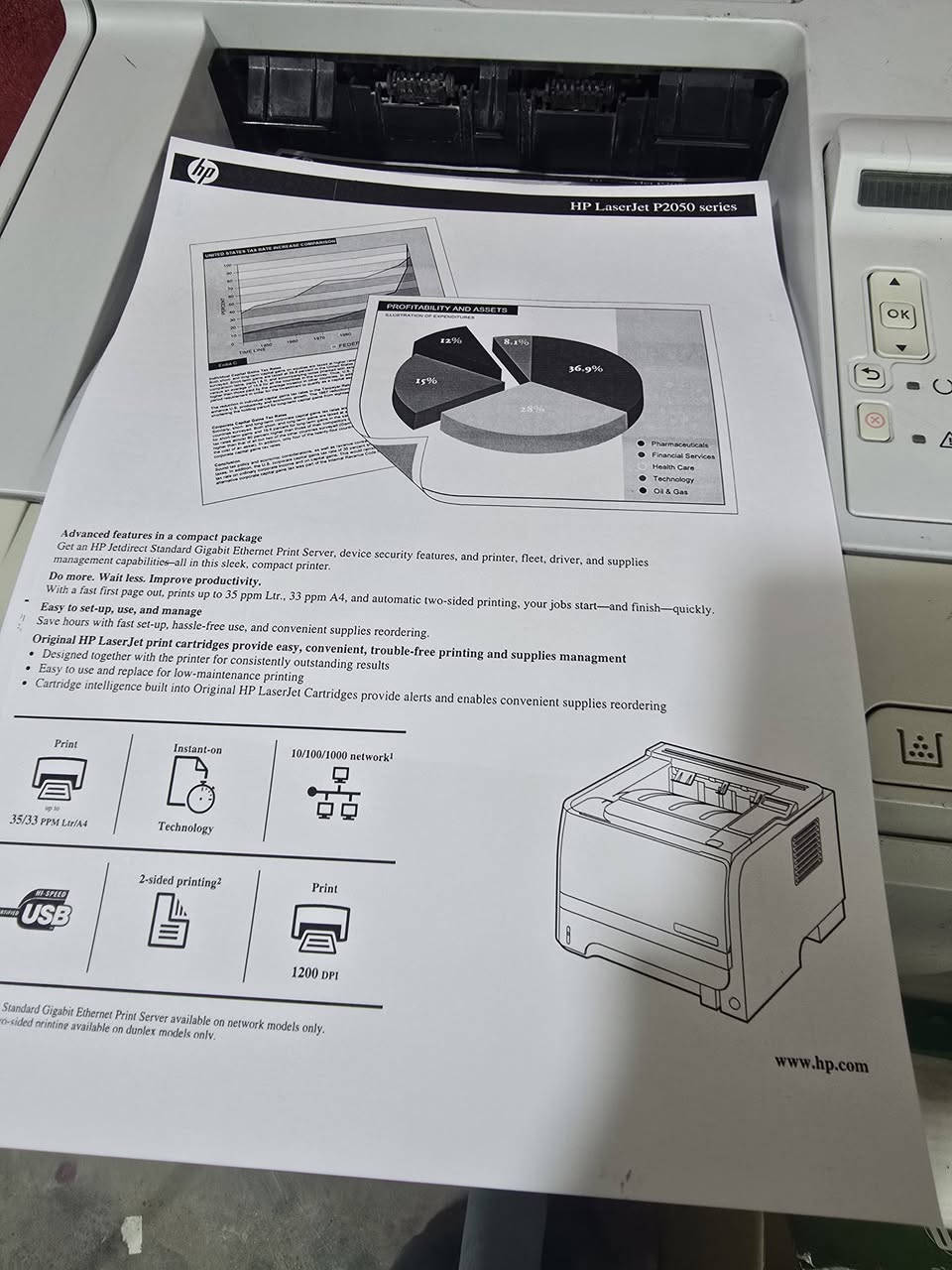 طابعه hp ليزري اسود وابيض
تربط مع الهاتف والحاسبه
سرعه 35صفحه بالدقيقه 
طباعه دوبلكس وجهين تلقاءي
سعه درج الورف 250ورقه
فيدر اضافي ثاني
السعر 100الف
توصيل كل المخافظات


**إذا كنت صاحب هذا الإعلان وتريد حذفه لأي سبب، رجاءا أرسل رسالة إلى الدعم الفني**